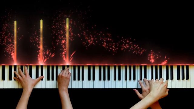 Mozart Turkish March - Rondo Alla Turca [4 hands piano arrangement] смотреть онлайн