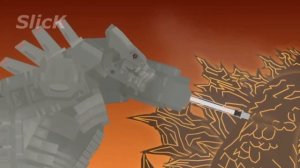 |Godzilla vs Destoroyah| от SlicK!? Реакция на анимацию SlicK!