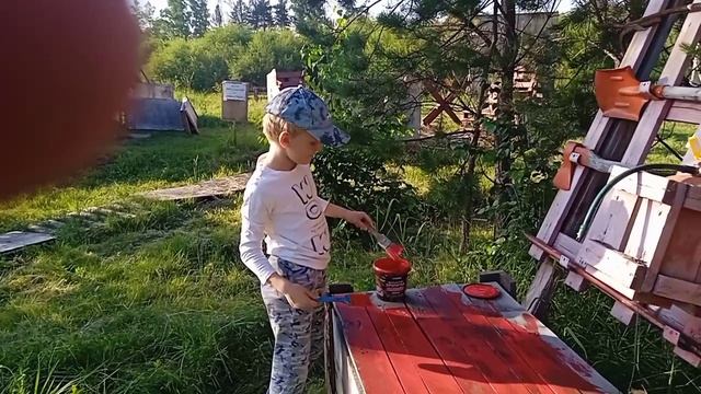 Чем отвлечь ребенка от гаджетов (красим пож щит)