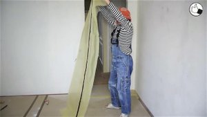 Как защититься от пыли на объекте? Двери отделочника из пленки!