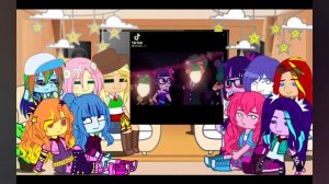 реакция my little pony на себя
