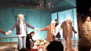 БДТ. Спектакль "Лето одного года". Олег Басилашвили и Алиса Фрейндлих выходят на поклон. 18.06.2022