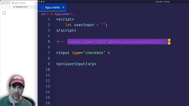 Binding in Svelte | Two-Way Data Binding