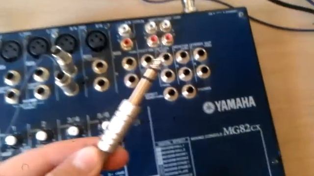 Как подключить микшер( на примере Yamaha Mg82cx смотреть онлайн