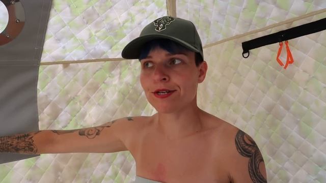 БАНЯ ПАЛАТКА на дровах у реки! ОБЗОР. РАСПАКОВКА. ТЕСТ. #331