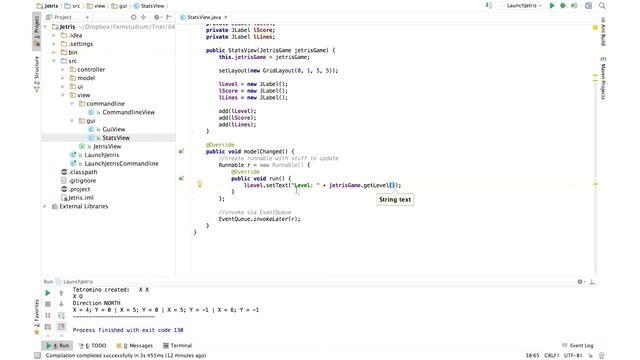 FUN mit FOPT #11 - Ein Tetris-Clon in Java - Die View-Komponente (4/4) смотреть онлайн