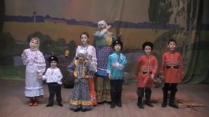 фестиваль "Кубанский казачок" сценка "Потехи казачат" Нововладимировский КДЦ