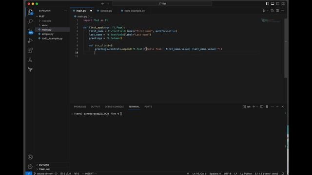 Easily build Python GUI with Flutter, no frontend experience required!