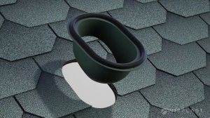 Монтаж вентиляционного выхода Wirplast (Вирпласт) на готовую битумную кровлю