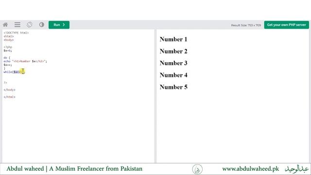 Lecture # 30 - PHP Loops (for, while, foreach) | Learn PHP online