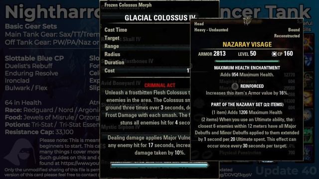 ESO: Necromancer Tank Build Guide | The Colossus смотреть онлайн