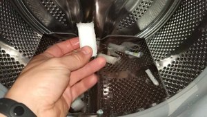 Experiment - O.B. tampons - in a Washing Machine - centrifuge