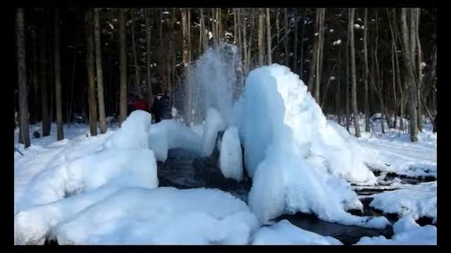Гатчинские гейзеры зимой - Пень смотреть онлайн