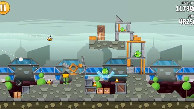Angry Birds City Catastrophe Front street Level 1-9 (3star - Walkthrough) смотреть онлайн