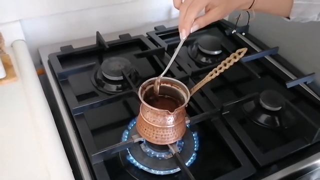 Пробуем турецкий кофе с розой/турецкий кофе рецепт/Turkish coffee with rose