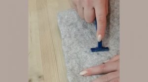 Подготовка валяной сумочки к пришиванию фермуара. Часть 1.