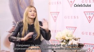 Интервью Джиджи Хадид для InStyle Australia | Gigi Hadid rus sub