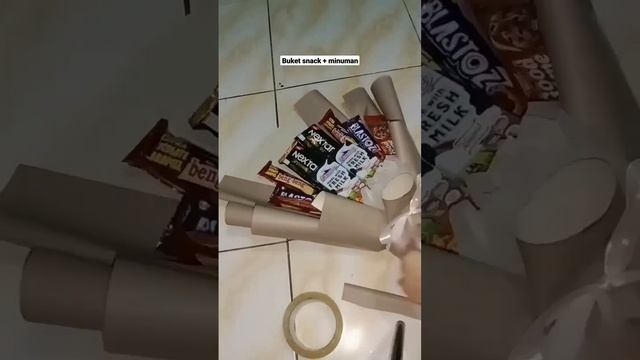 tutorial buket snack