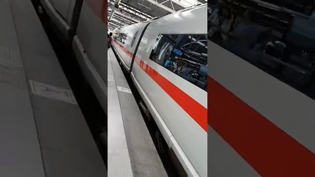 German ICE Train at Brussels-Midi/Zuid Station,