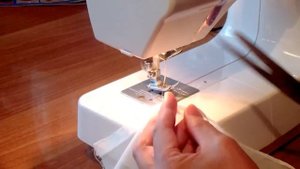 Как обработать край шелка. Московский шов