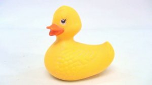 Classic Yellow Rubber Duckie Bath Toy