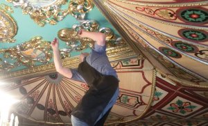 Потолок в дворцовом стиле. ⭐Руслан Мастеровой, Ремонт в Усадьба Хлудова. Потолок Большая Медведица