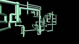 3D pipes Windows XP screensaver 1 hour / Заставка Windows - водопроводные трубы