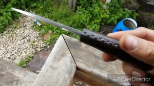 Нож из старой рессоры.