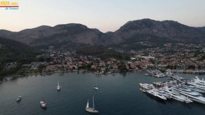 Gocek Mugla  Турция. Гёчек. 4K Drone