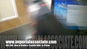 How to Create & Transfer Data from PC to EBS-250 Handjet Printer