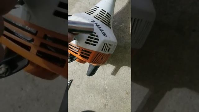 How to remove spark plug from stihl FS 55R weed eater