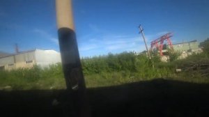 Караганда из окна поезда - Южная промзона - 16-я тюрьма, Шубарколь-Комир и др. склады летом 2021 го