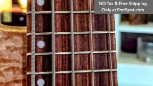 Roscoe SKB Standard Plus: Quilted Maple Top,  Indian Rosewood 33" scale