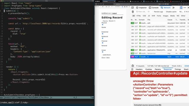 Building Credos App - 2. Interactive form (API + React)