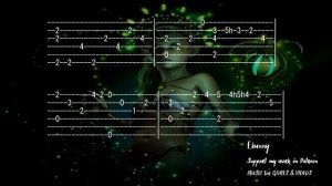 Tavern Medieval Ballad - Fable [Full Acoustic Guitar Tab by Ebunny] Fingerstyle How to Play