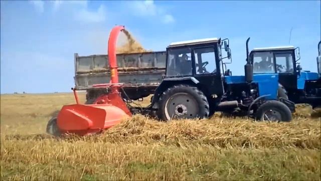 Прицепной кормоуборочный комбайн