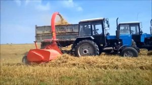 Прицепной кормоуборочный комбайн