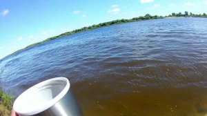 Ловля на перловку.Рыбалка в проводку на течении с берега