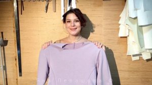 Пошив платья из футера 3-х нитки петля