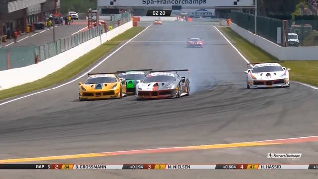 Ferrari Challenge Europe (Trofeo Pirelli) 2018. Race 1 Circuit de Spa-Francorchamps. Battles for Wi смотреть онлайн