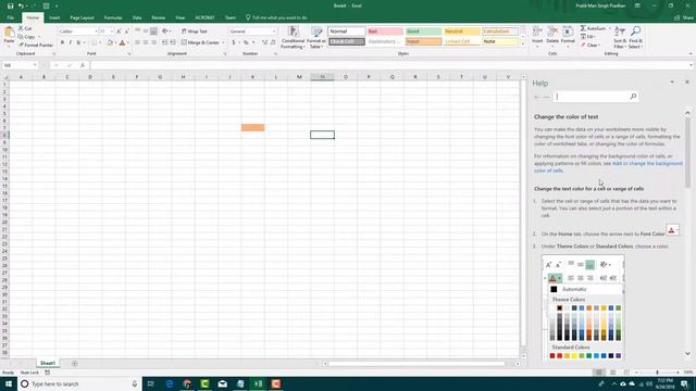 MS Excel Tutorial - Lesson 9 - Tell Me Assistant and Help