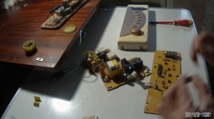 ремонт микроволновки   бегущие цифры