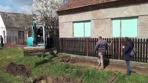 Veliki Rastovac - Novi nogostup, 7.4.2021.  početak radova