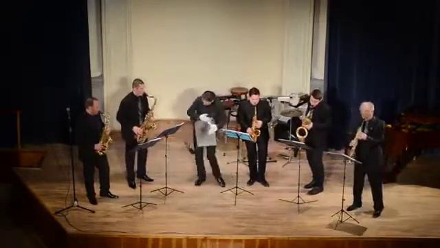 Концерт у Будинку актора La Cucaracha Киевский квартет саксофонистов смотреть онлайн