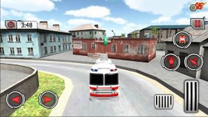 Firefighter Flying Robot Transform - City Fire Truck Parking Sim | Android Gameplay