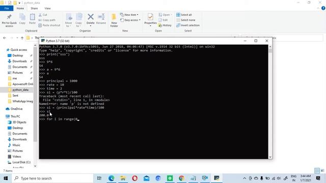 #zero2awesomepythonchallenge2021 install python 3.9, python shell and Idle[check description]