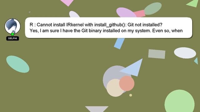 R : Cannot install IRkernel with install_github(): Git not installed? смотреть онлайн