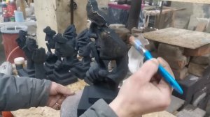 Наше производство гипсовых статуэток и ароматических свечей