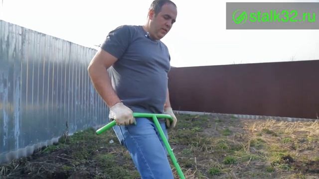 Как без нагрузки на спину взрыхлить участок? смотреть онлайн