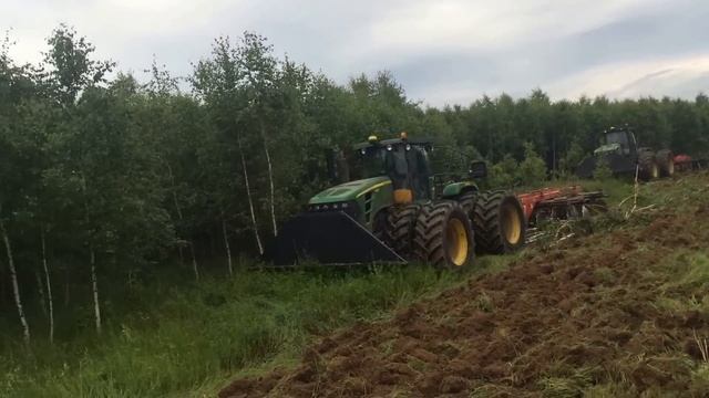 Освоение залежи. Дисковая борона VSL 450 Gregoire Besson